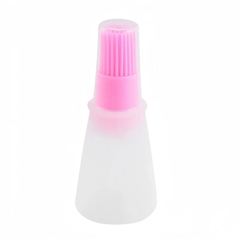 Silicone Oil Brush Bottle Detachable Brush Head   Barbecue Grill Oil Brush Kitchen Pastry Steak Baking Household Tools