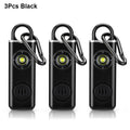 Awapow Personal Defense Alarm 130dB With LED Light Rechargeable Self Defense Woman Safety Alarm Key Chain Emergency Anti-Attack
