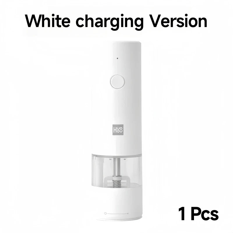 XIAOMIYOUPIN Huohou Electric Grinder Automatic Mill Pepper And Salt  LED Light 5 Modes Peper Spice Grain Pulverizer For Cooking
