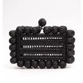 Women cane bag Rattan clutch Bag For luxury Wedding Party Purse summer beach Wicker Handbag Designer 2024 new