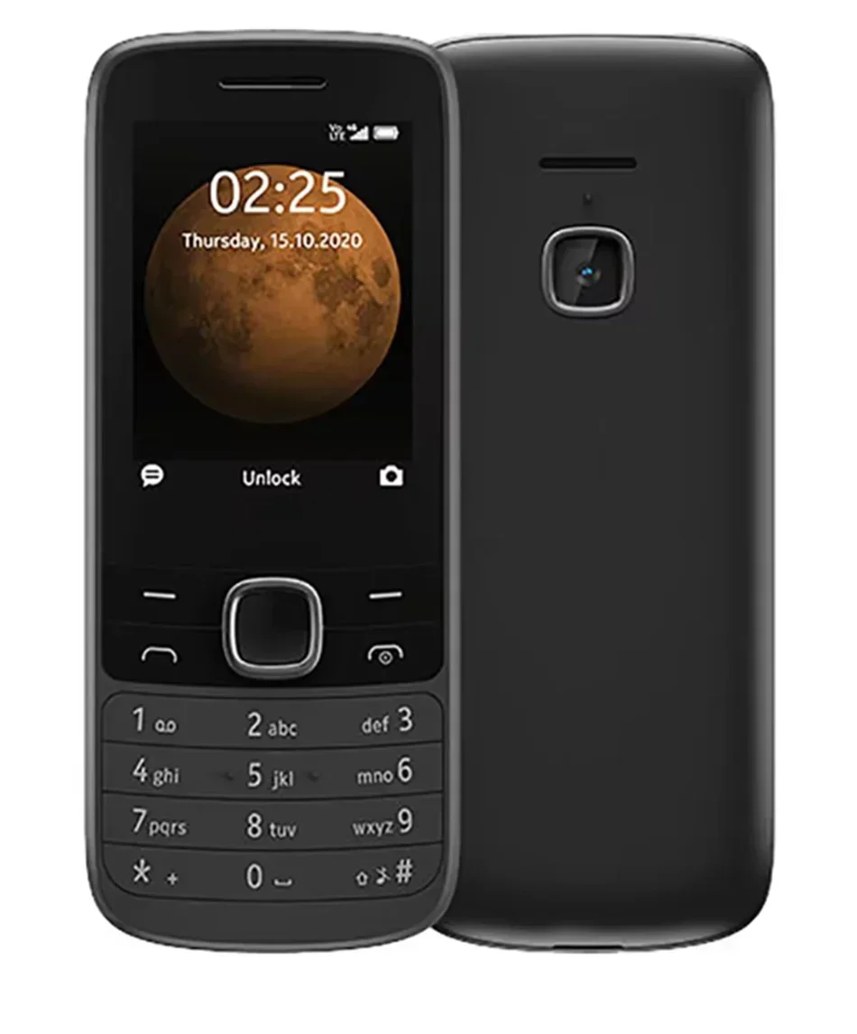 Finland Made Unlocked 225 4G Mobile Phone 2.4' Dual SIM 1150mAh 3.5mm Jacks Long Standby Hebrew Key Available Used Phone