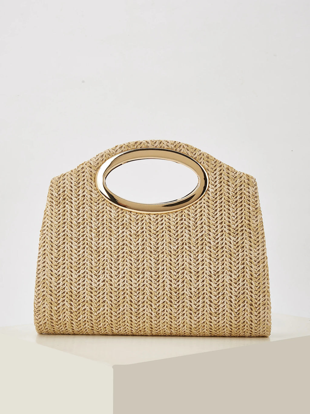 New Fashionable Woven Handbag for Women, Versatile for Holidays, Beach, Business Commuting, Casual, Simple, Beach, and Vacation Essentials