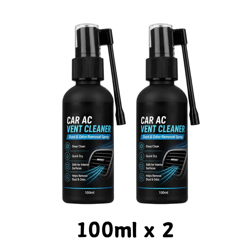 Quick Dry Car Air Conditioner Vent Cleaner Spray Long Reach Nozzle Dust And Odor Removal For Car Interior Vents Dashboard