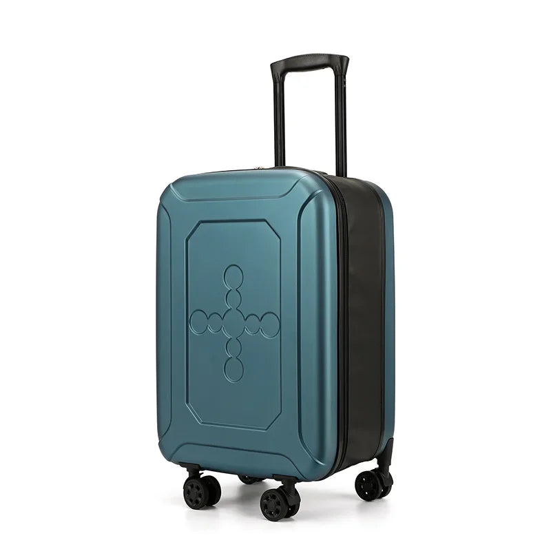 20/24 Folding Trolley Bag Luggage Case for Business Travel Lightweight Foldable School Suitcase Fashion Trunk Boarding Bag