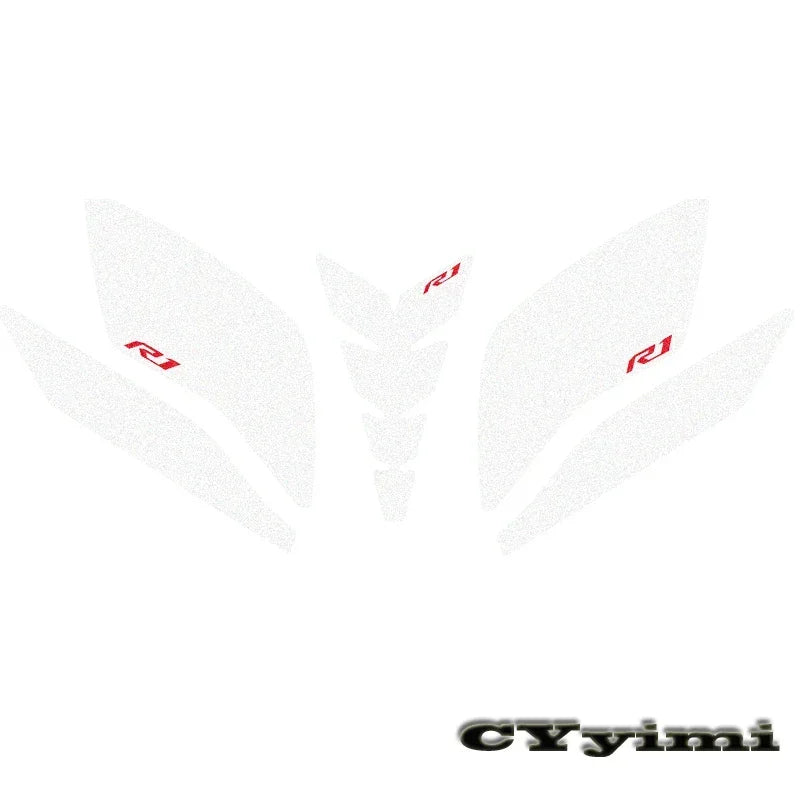 For YZF R1 R1M YZFR1 2015 - 2021 Motorcycle Accessories Side Fuel Tank Pads Protective Stickers Knee Grip Traction Pad