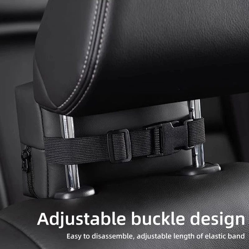 Car Seatback Tissue Box Leather Armrest Paper Case Tower Storage Bag For Morris Garages MG 3 5 6 7 HS ZS GS Hector TF GT ZR RX5