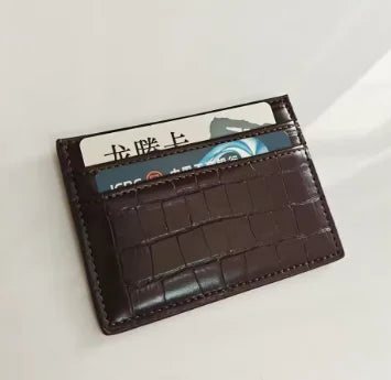 Fashion Crocodile Pattern Leather Passport Holder Custom Name Travel Luggage Tag Engrave Initials Retro Luxury Card Holder Gift