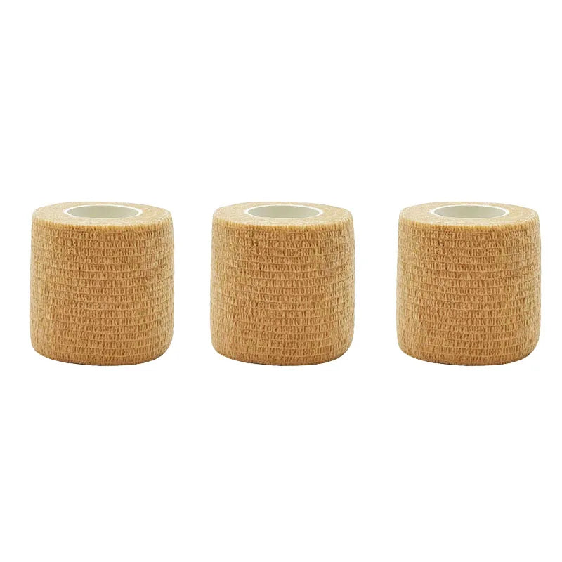 10 Rolls Adhesive Bandage Skin Elastic Breathable Sports Non-woven Wrap Finger Tape For Wrist Ankle First Aid Sports Bandage