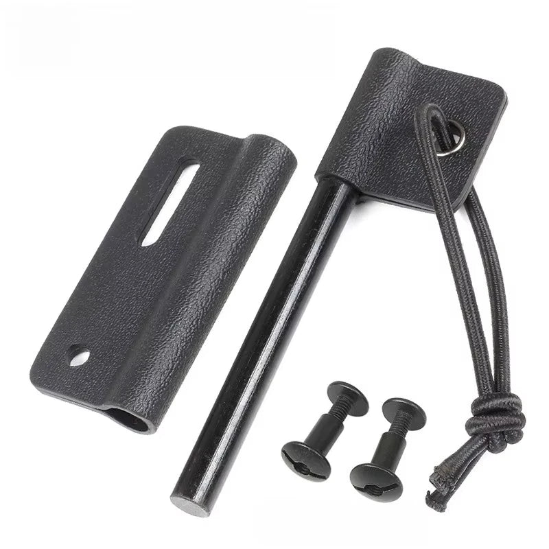 Outdoor Magnesium Stick Flint Camping Fire Equipment Wilderness Survival Tool with K Sheaths Rescue Equipment Emergency EDC Tool