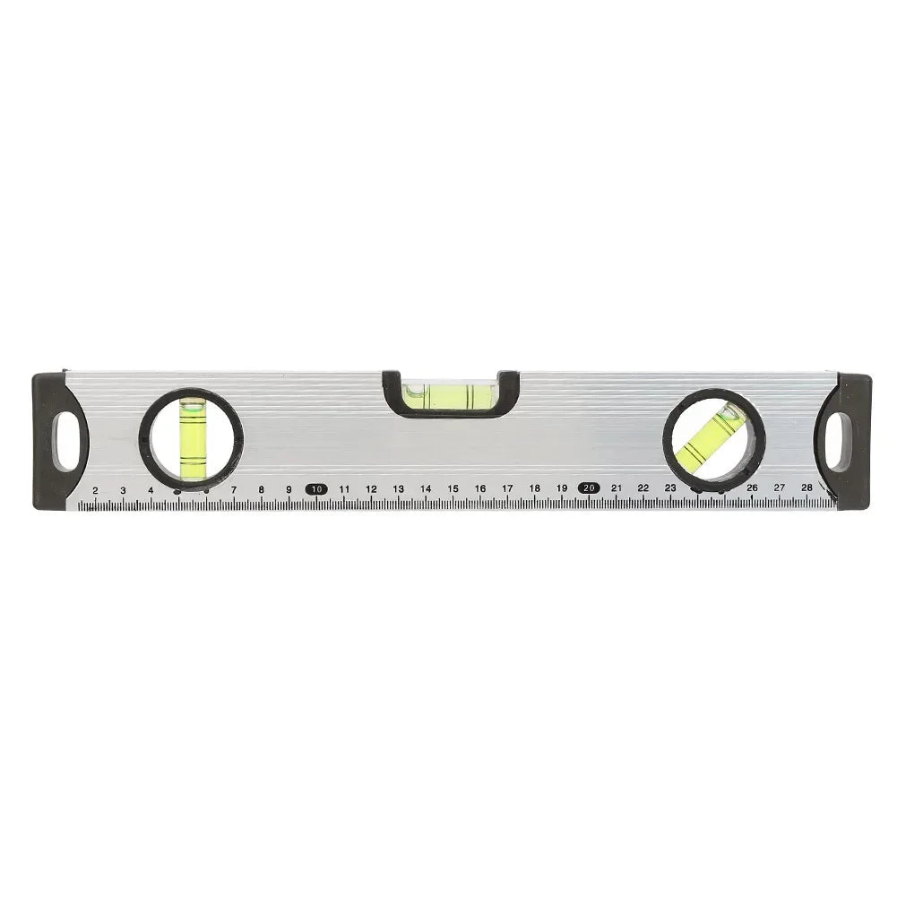 Bubble Level Ruler 30/60cm Aluminum Alloy Spirit Level Ruler Gauge Measure Tool Magnetic Bubble Level Ruler Spirit Level Meter