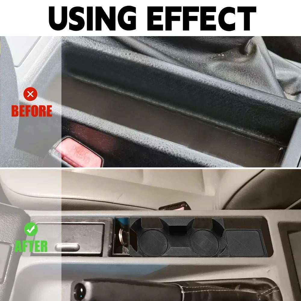 1/2PCS Double Cup Holder For BMW E36 Center Console Cup Holder 3D Printed Car Interior Accessories Cup Holder