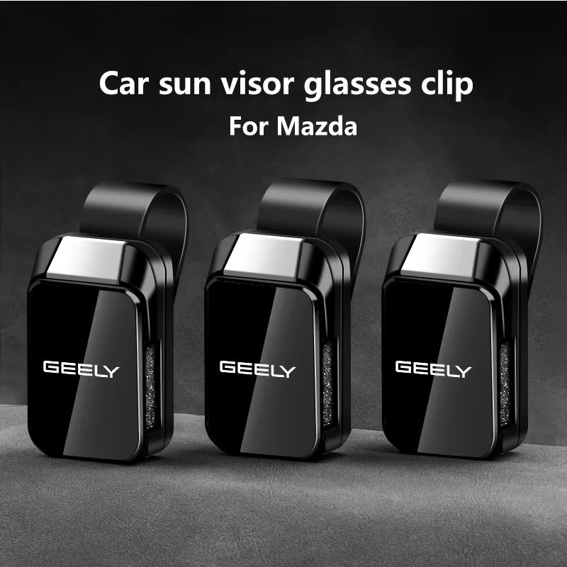 Car Sun Visor Glasses Clip ABS Glasses Storage Organizer For Geely Coolray Starray Emgrand Tugella EX5