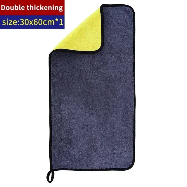 1/3/5Pcs Microfiber Towel Car Microfiber Wash Towel Microfiber Cleaning Cloth Car Wash Drying Towel Auto Detailing 30/40/60cm