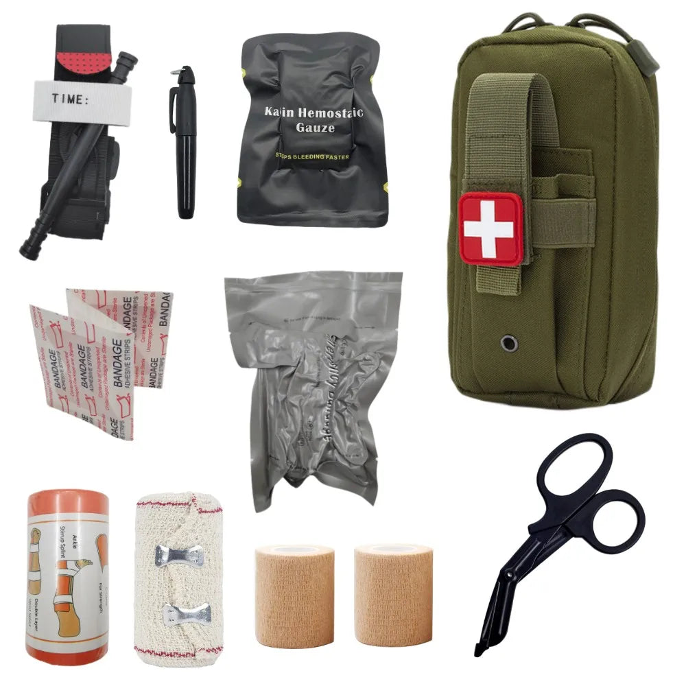First aid kit EDC First aid kit Molle IFAK First aid kit EMT Survival tourniquet bandage Israel bandage