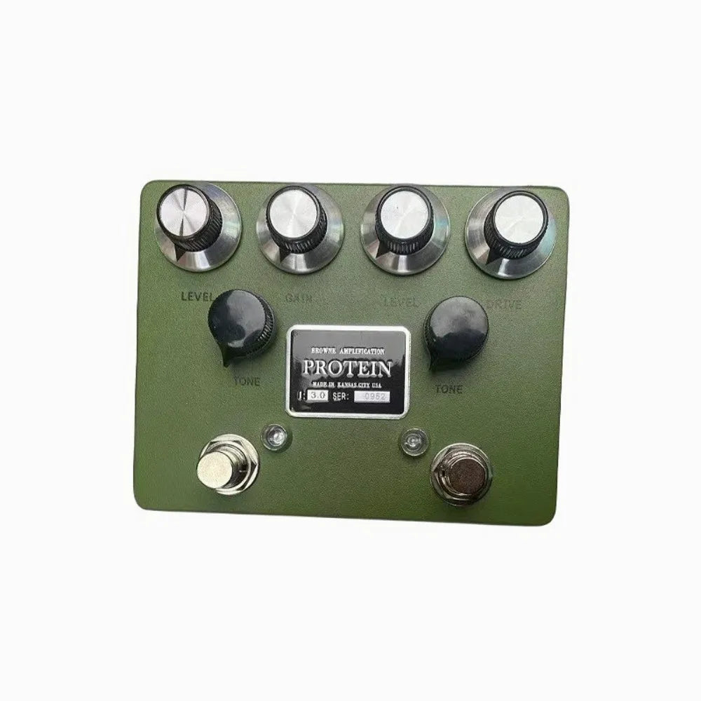 LY-ROCK BR0WNE PROTEIN Electric Guitar Overdrive Distortion Pedal, Original Clone