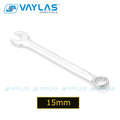 15mm Open Box End Combination Wrench Chrome Vanadium Opened Ring Combo Spanner Household Car repair Hand Tools 15 mm