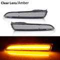 2pcs Car Front Side Marker Parking Lights Fender Corner LED Amber  Fit for 2010-2012 Ford Fusion(aka Mendeo) Turn Signal Light