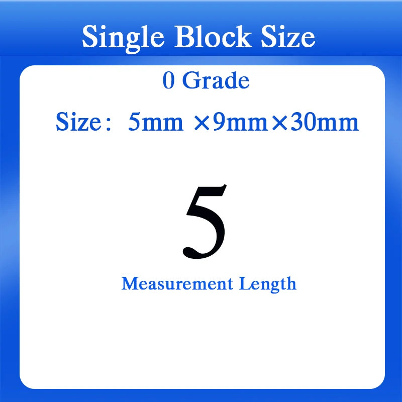 1pc,0.5mm-100mm Length,High Speed Steel Block Gauge,0 Grade,Tools for Micrometer and Caliper Inspection,Custom Gauge Available