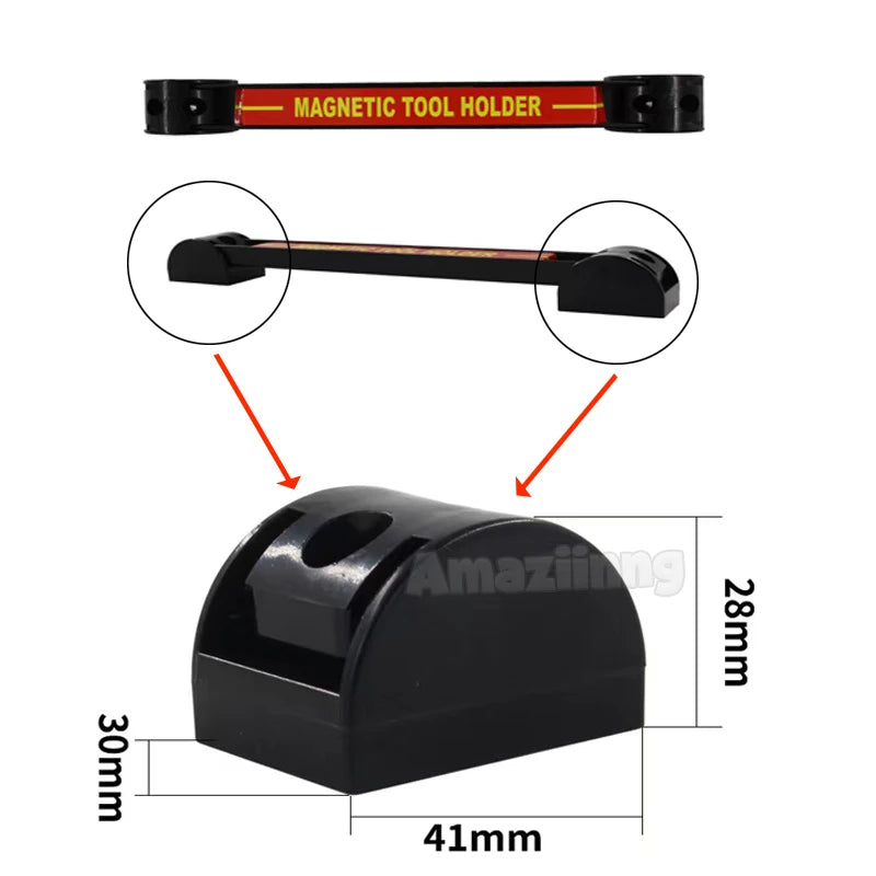 Heavy-duty Magnet Tool Bar Strip Rack,Magnetic Tool  Holder,Wrench Organizer Wall Mounted Storage Tool Bar Strip Rack Space-Save