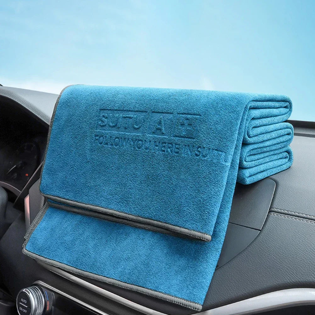 Chamois Leather Coral Fleece Cleaning Towel Soft Drying Cloth Shammy Cleaning Cloth Absorbent Car Body Washing Towels Clean Rags