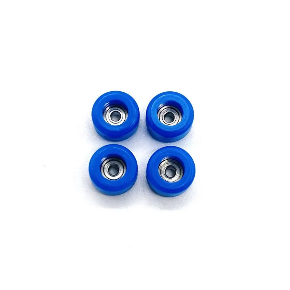4Pcs Durable Professional Bearing Wheel Urethane PU Metal Fingerboard Wheels CNC Mini Finger Skate Board Accessory