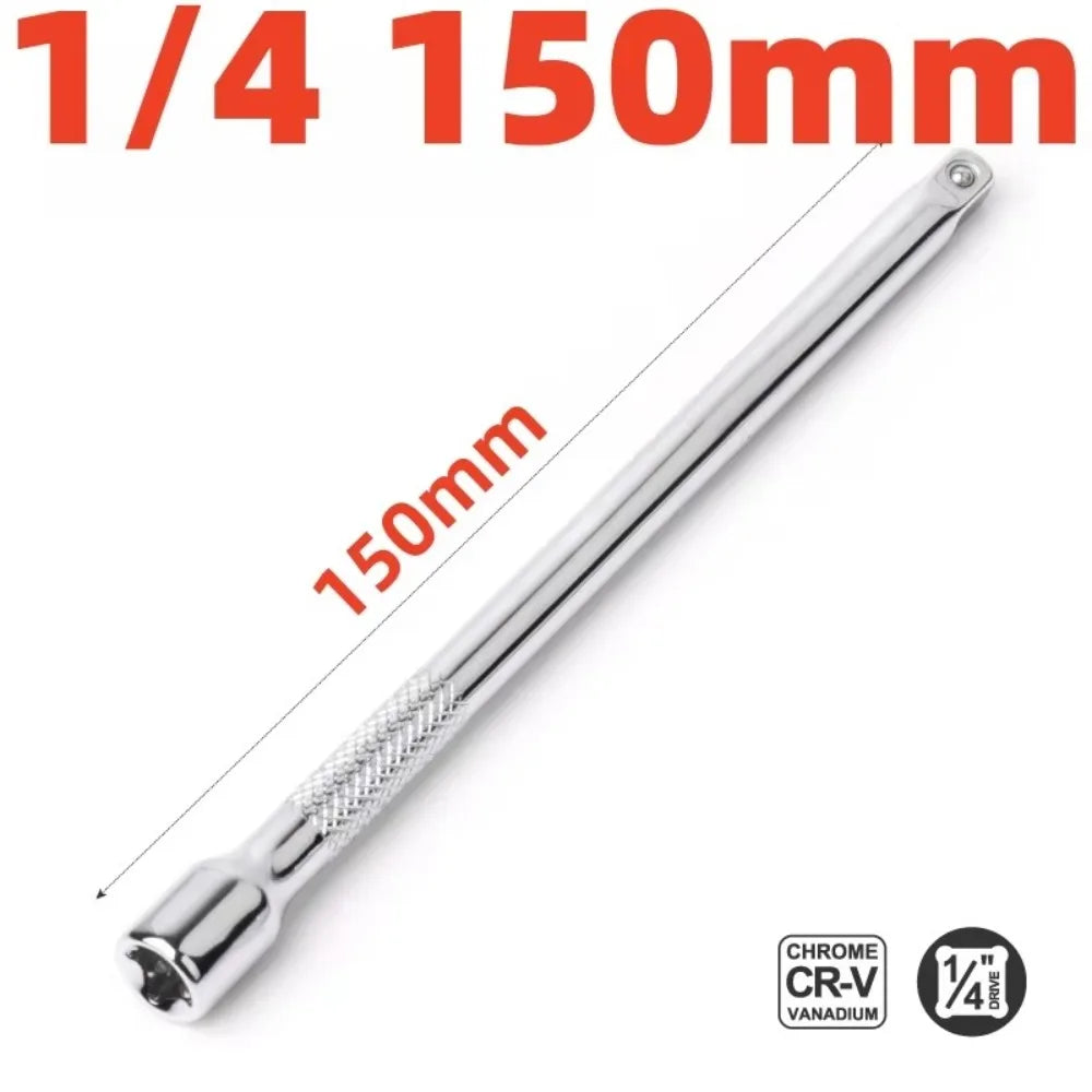 Hand Tool 1/4" 3/8" 1/2" Ratchet Wrench 50/100/150/250mm Professional Extension Bar Ratchet Wrench Extension