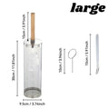 Rolling BBQ Cage with Wooden Handle - Outdoor BBQ Grill Basket | 304 Stainless Steel Grill Cylinder & Grill Net