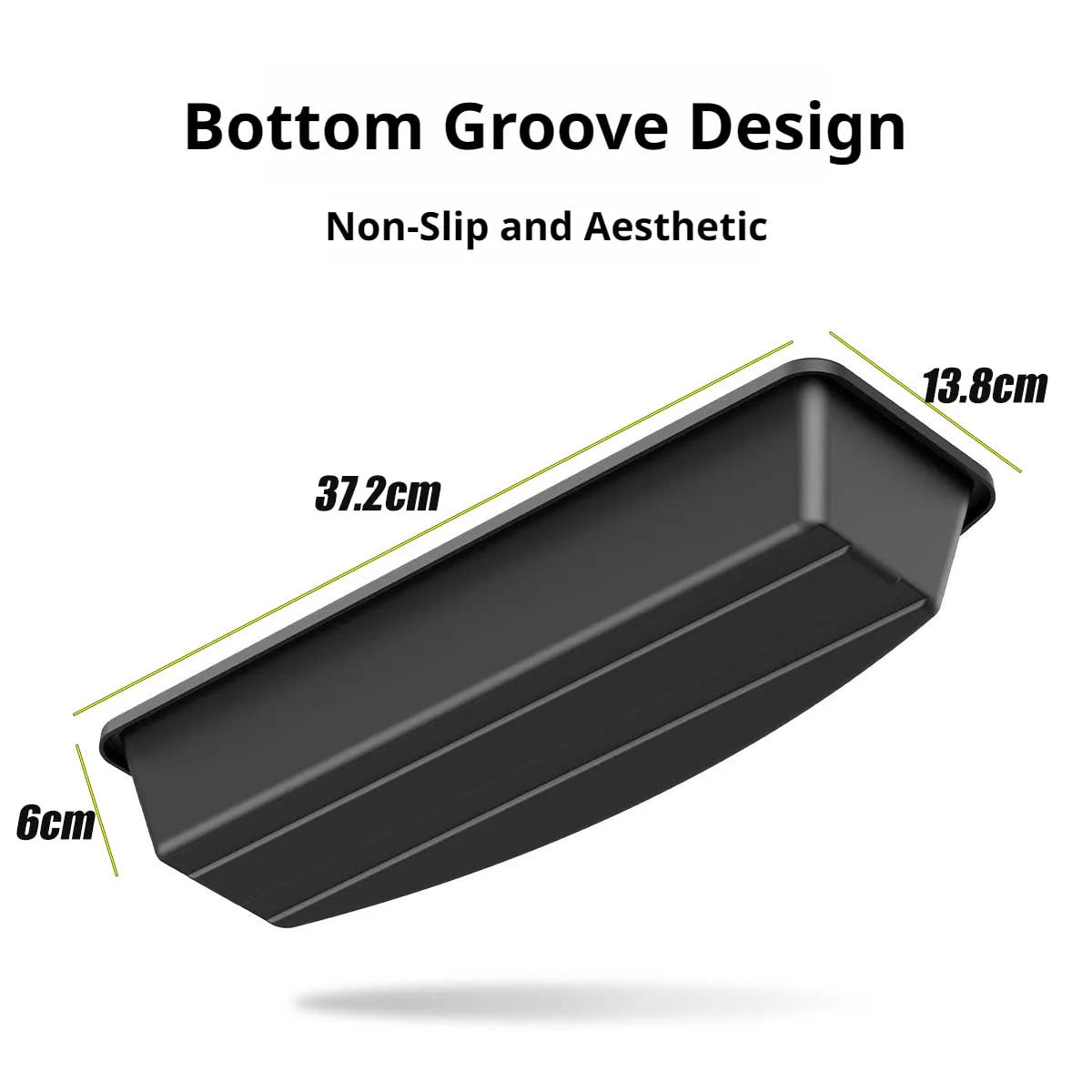 SEAMETAL Car Seat Bottom Organizer Box Universal Hidden Seats Box Under Car Seat Case Moved In for Umbrella Keys Cards Collector