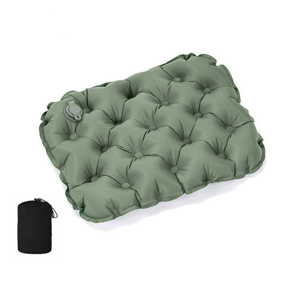 Portable Inflatable Seat Cushion Lightweight Travel Air Sitting Pad,Moisture and Water Resistant Camping Chair Mat for Outdoor