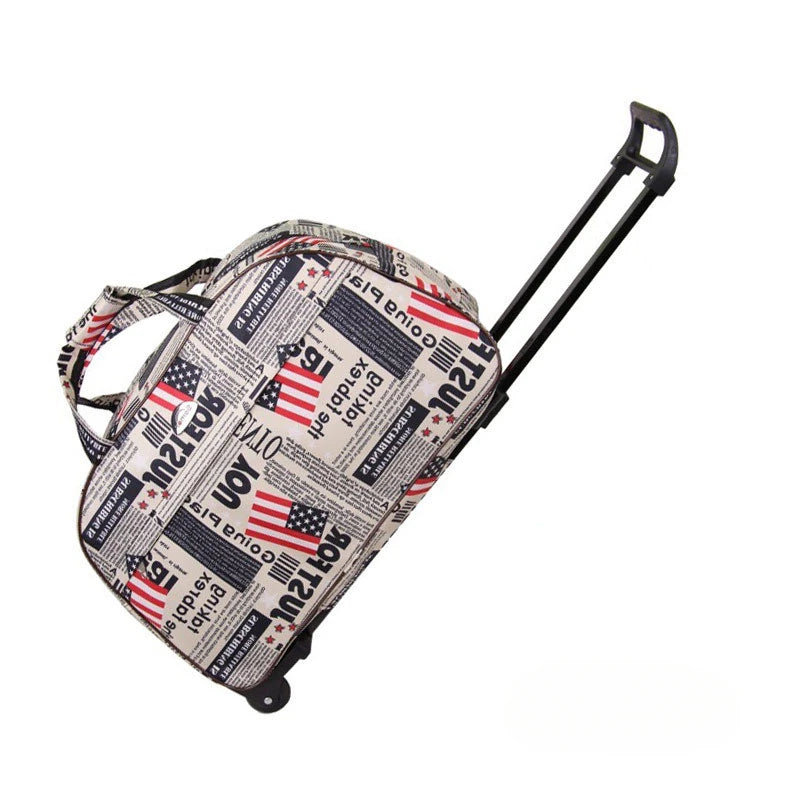 Travel Trolley Bag With Wheels Business Rolling Luggage Wheeled Bag Trolley Suitcase Waterproof Fashion Men Women Travel Bags