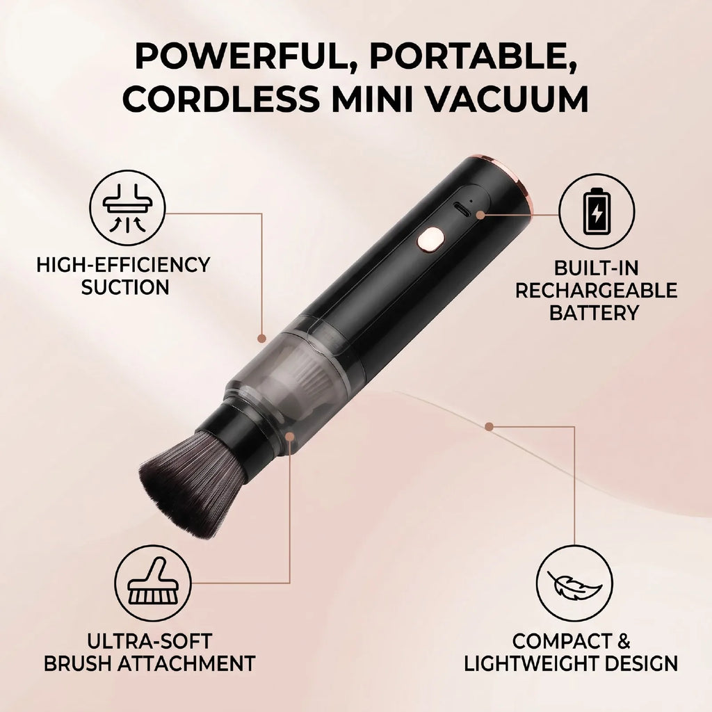 Car Vacuum Cleaner Handheld Mini Cordless Coffee Grinder Remover for Car Home Office Coffee Grinder