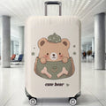 Animal pattern luggage protection cover, set suitable for 18-32 inch luggage cover, suitcase handle cover, travel accessories