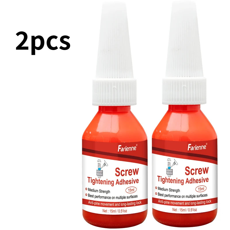 High Strength Thread Locking Adhesive Removable Screw Tightening Glue Anti Loose For Auto Gear Bearing Metal Pipe Joint Repair