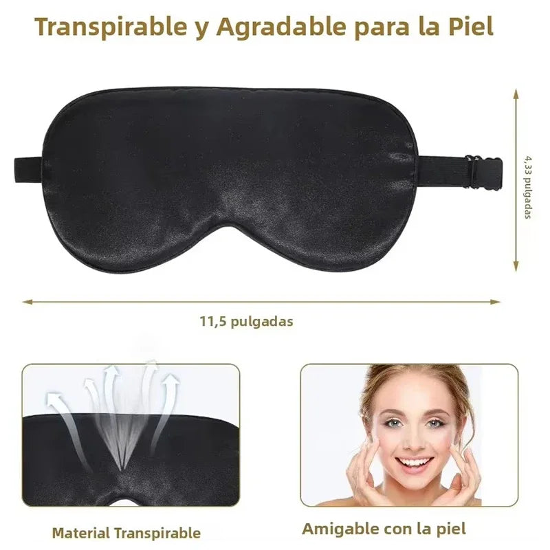 1 Pcs Eyepatch Blindfolds Eyeshade Health Sleep Shield Light Silk Double-Side EyeShade Sleeping Eye Mask Cover Sleep Mask