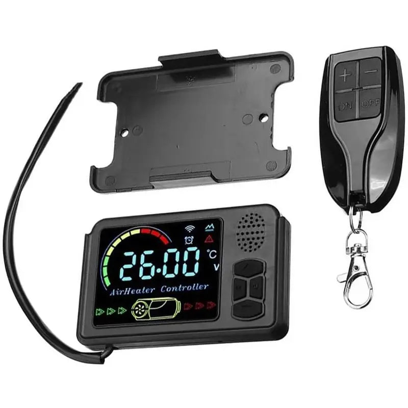 Diesel Air Heater Controller 12V/24V 1-5Kw Vehicle-Mounted Parking Heater With LCD Display Switch And Remote Control