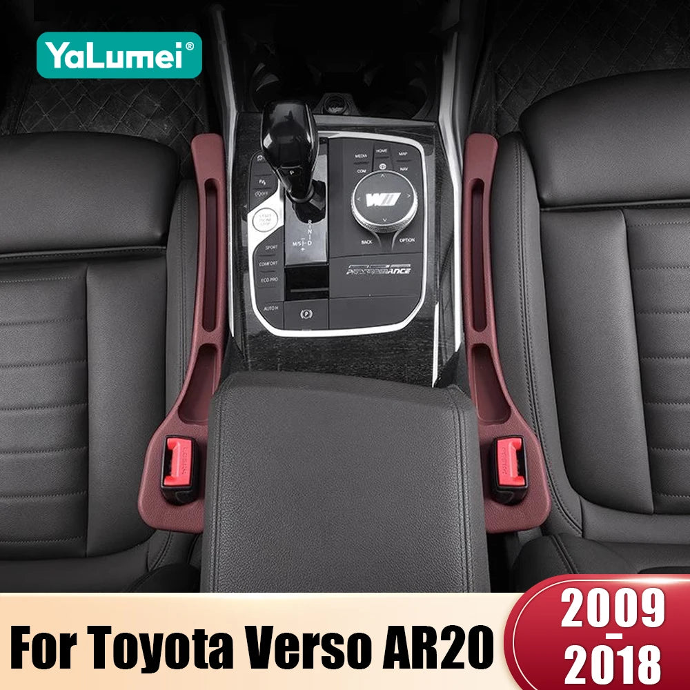 For Toyota Verso AR20 2009 2010 2011 2012 2013 2014 2015 2016 2017 2018 Universal Car Seat Leak Proof Strips Side Seam Storage