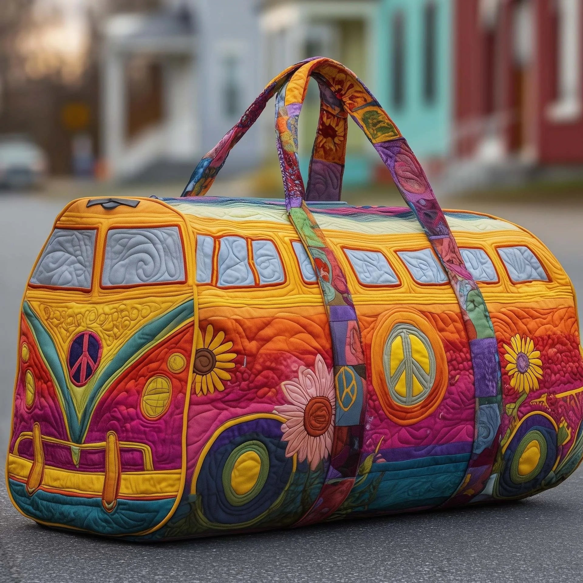 3DShort-trip portable travel bag, multifunctional sports and fitness bag, dry and wet separation, women's fun design handbag，Par