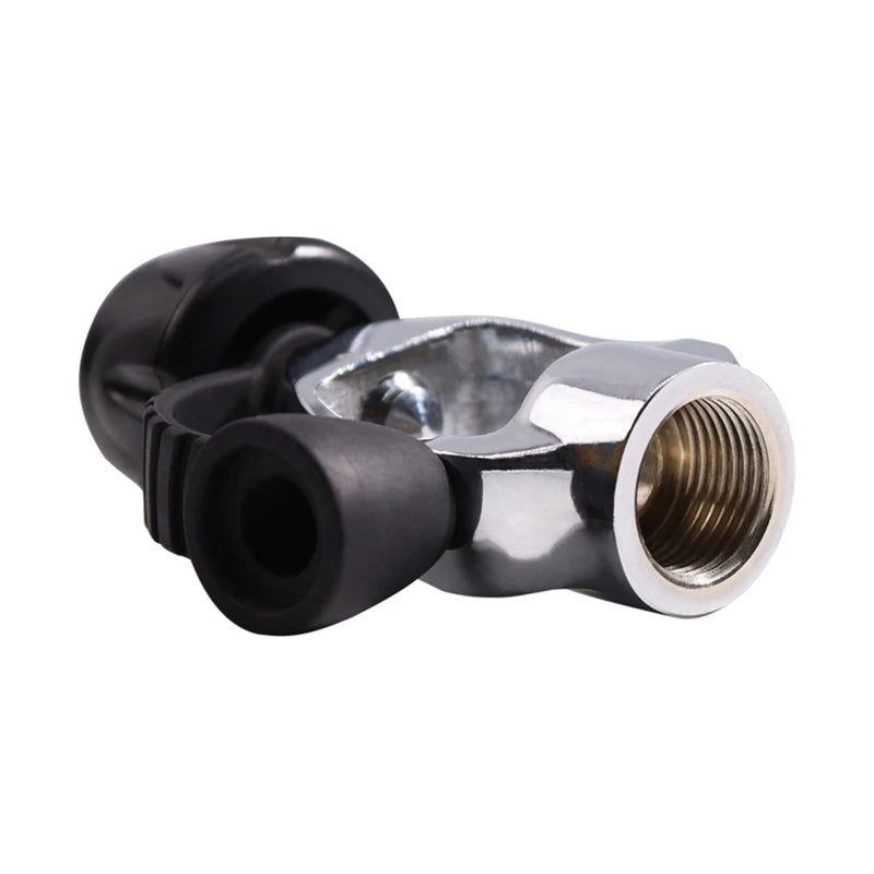 300Bar 4500Psi DIN To Yoke Regulator Adapter Scuba Diving Tank High Pressure Filling Valve Din Station with Dust Cap-A07G