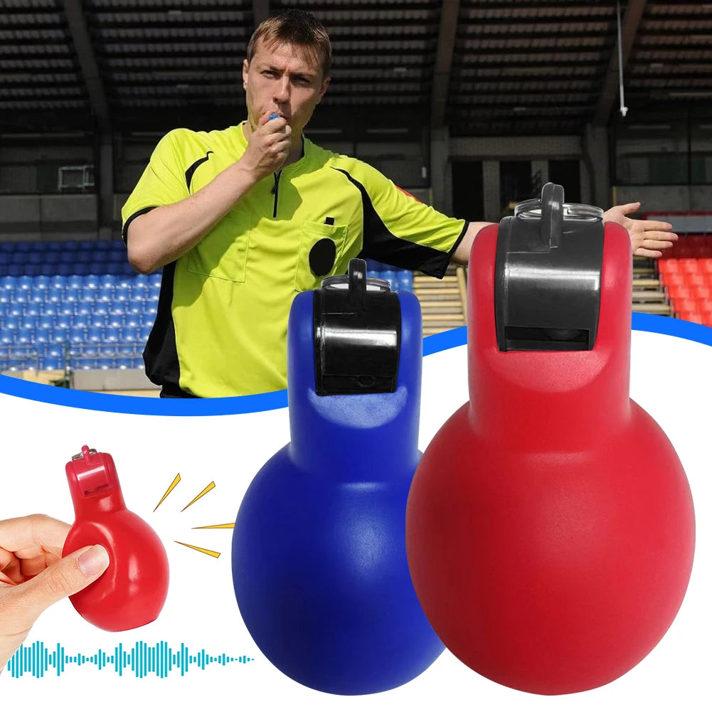 Hand Squeeze Whistle Football Basketball Whistle Loud Crisp Sound Training Whistle Outdoor Safety Survival Whistle for Emergency