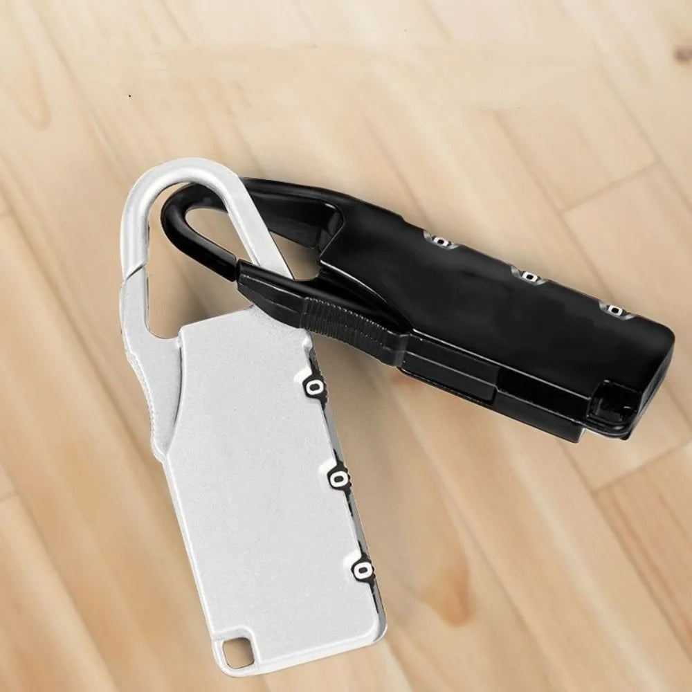 1pcs Zinc Alloy Safety Traveler Bag Password Lock Portable Mini Anti-theft Padlock Photography Bag Small Lock Travel Accessories