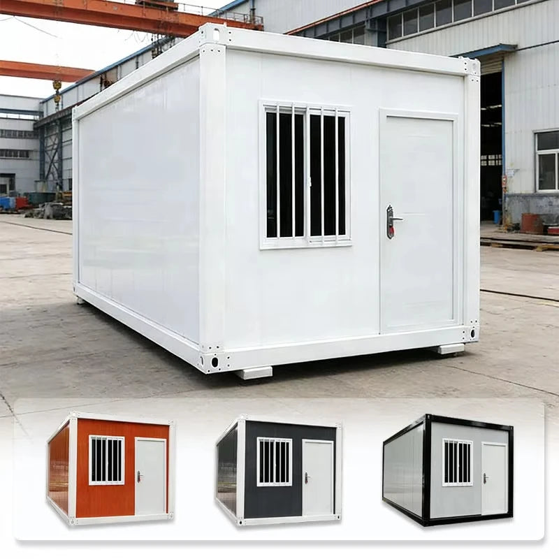 2-Story Detachable Steel Flat-pack Container House with Breathable Design for Warehouse Office Hotel Use