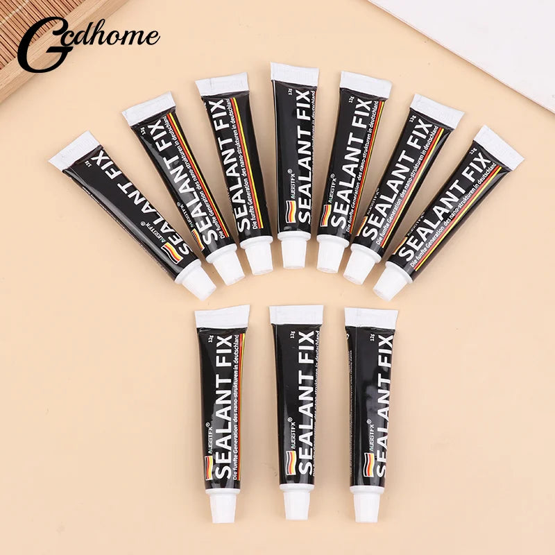 10Pcs 12g Glue Instant Strong Bond Marble Metal Glass Moistureproof Adhesive Tiles Fix Sealant Quick-drying Home Sealer