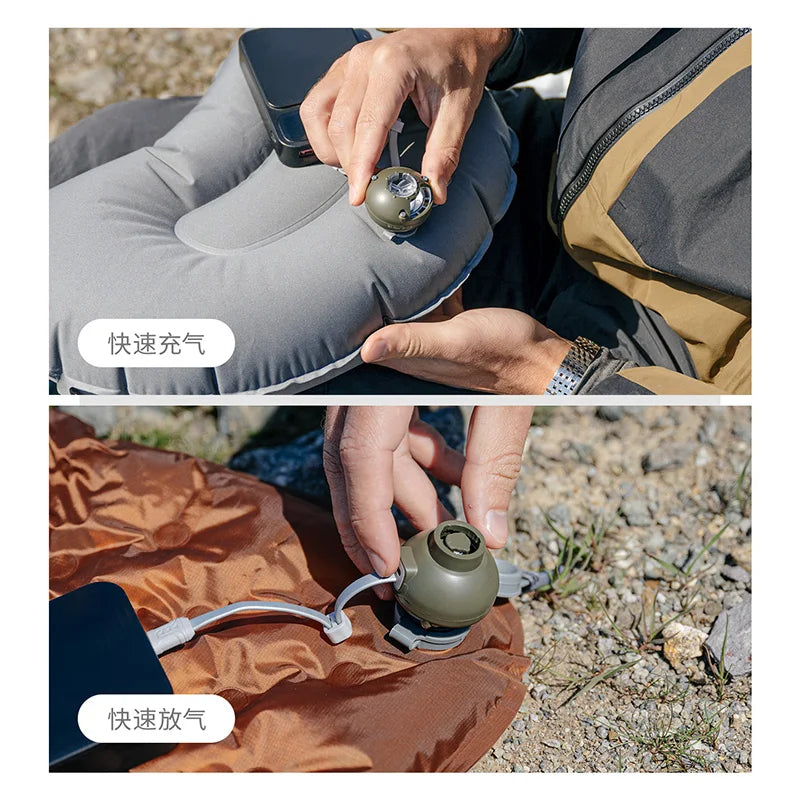 Naturehike Mini Electric Inflatable Pump Wireless Air Compressor Inflator Deflate Air Pumps for Hiking Camping Equipment