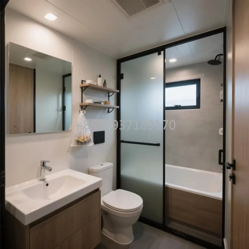 40FT 20FT Expandable Container House with 2 3 Bedrooms, 1 Full Equipped Bathroom Kitchen, Tiny Houses to Live in for Adults