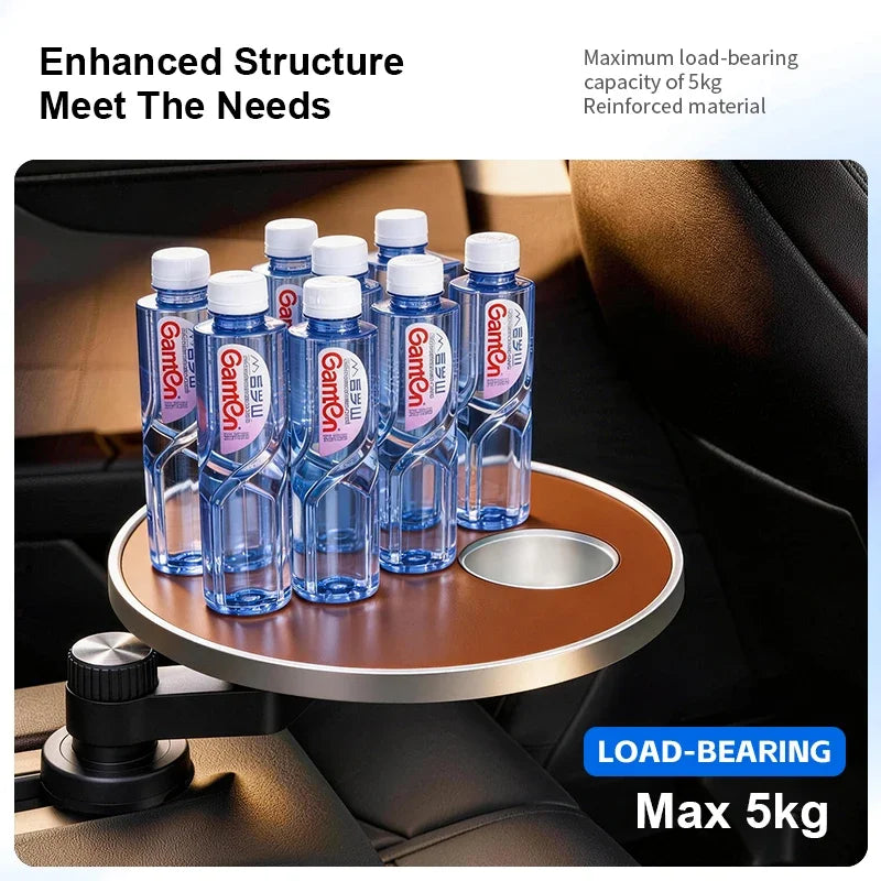 Multifunctional Car Cup Holder Extension Bracket Small Tray Auto Interior Organizer - Dining Tray Storage for Vehicle Interior