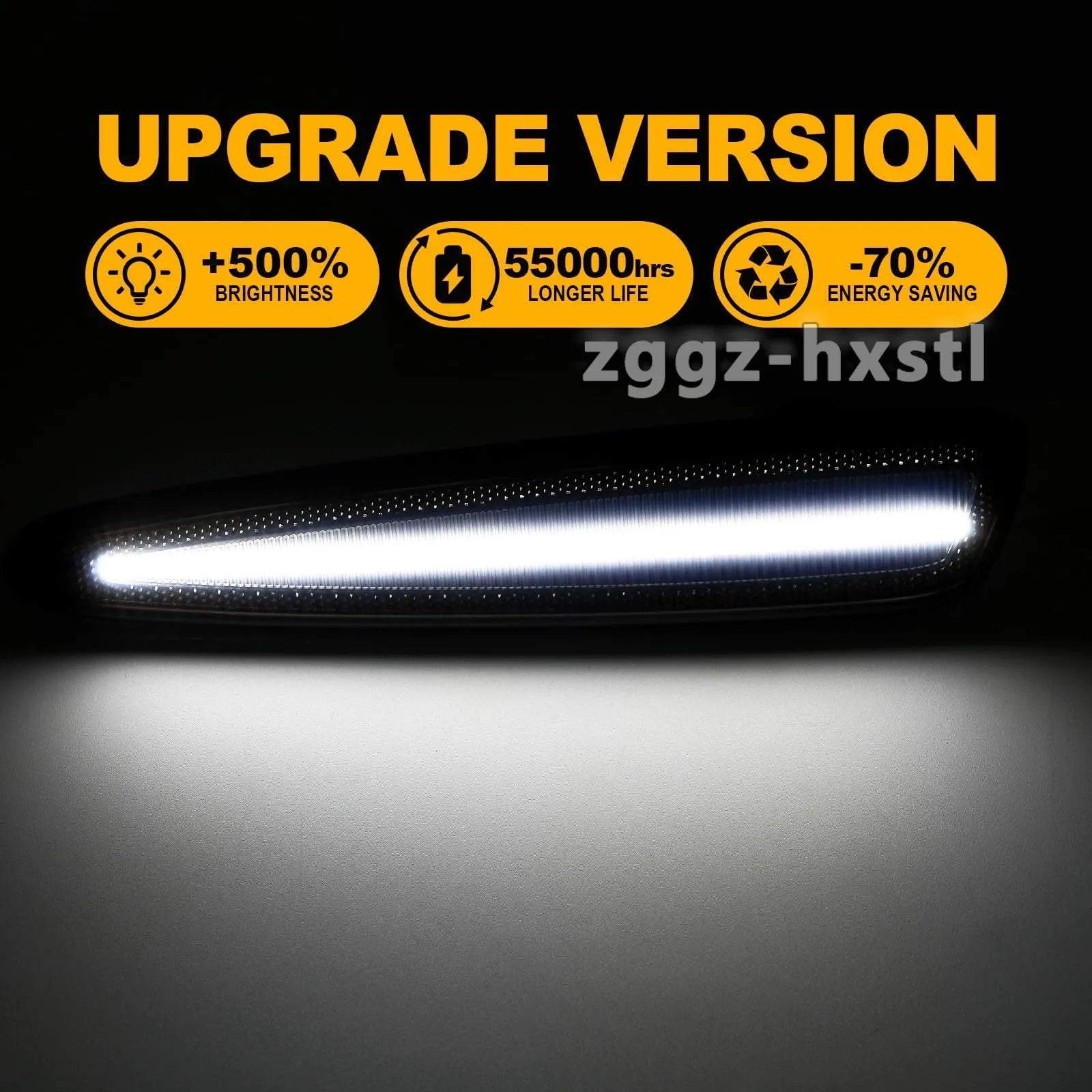 For Chevrolet Chevy Corvette C6 2005-2013 White LED Side Marker Light Smoke Lens Front Rear Auto Turn Signal Lamp 12V