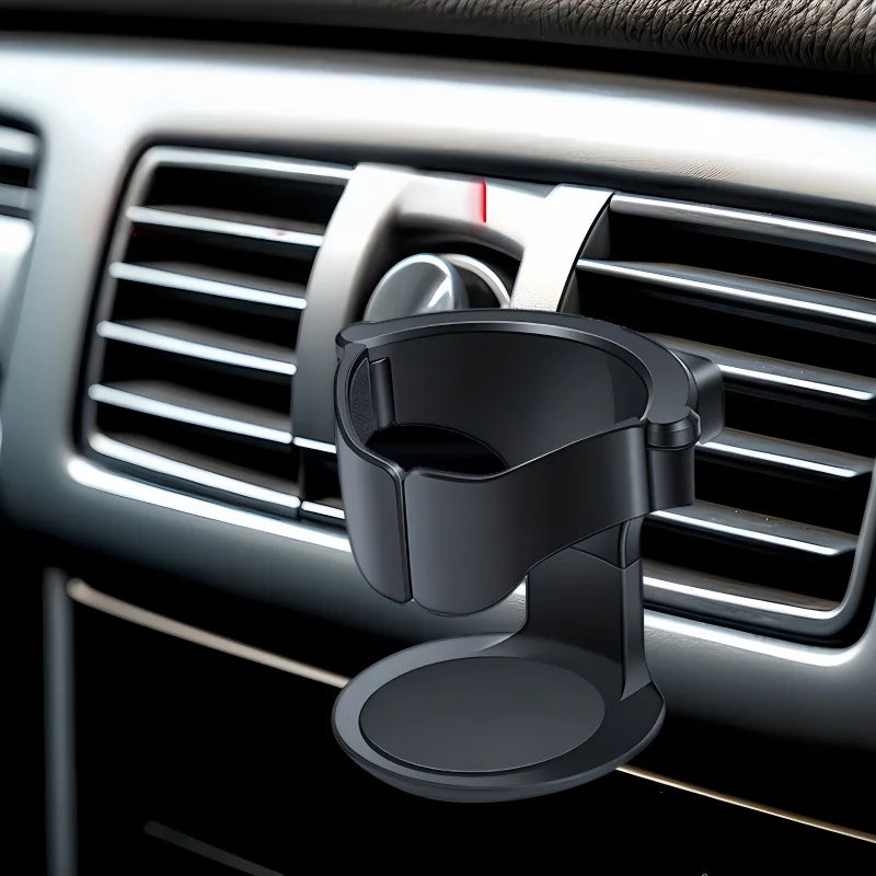 Multifunctional Car Cup Holder, Air Vent Mount Ashtray & Drink Tray, Universal Vehicle Cup Stand