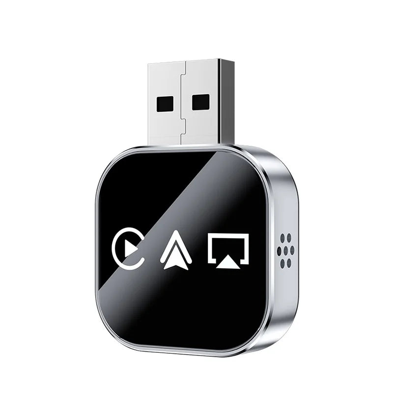 New Upgrade 3 in 1 Wireless Carplay Mirror Link Adapter Instant Wired to Wireless Conversion Plug & Play for Wired Carplay