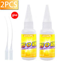 Loolifl 1-7Pcs 20ml 502 Quick-Drying Instant Super Glue Cyanoacrylate Strong Bond Adhesive For Home Office Industrial Repair Materials Adhesive Leather Rubber Wood Metal Strong Bond Liquid Glue Tool