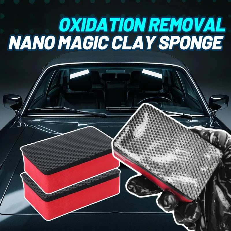 Cleaning and Wiping Car Mud, Diamond Shaped Grinding Mud, Sponge Removal, Flying Paint, Oxidized Clay Cleaning Tool